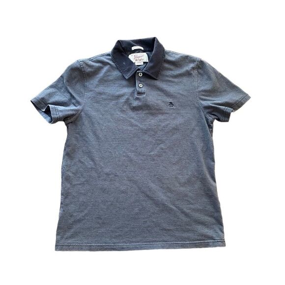 Penguin Polo Heritage Slim Fit Medium Grey - Picture 1 of 4